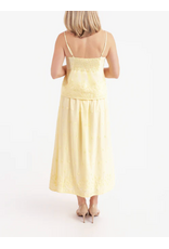 Sadie & Sage Sadie & Sage - Beach Glass Embroidered Maxi Skirt (Yellow)