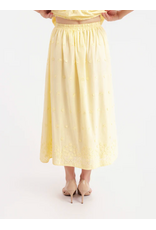Sadie & Sage Sadie & Sage - Beach Glass Embroidered Maxi Skirt (Yellow)