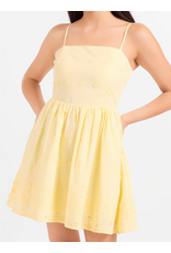 Sadie & Sage Sadie & Sage - Beach Glass Embroidered Dress (Yellow)