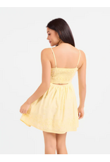 Sadie & Sage Sadie & Sage - Beach Glass Embroidered Dress (Yellow)