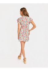 Sadie & Sage Sadie & Sage - Cove V Neck Mini Dress (Multicolour)