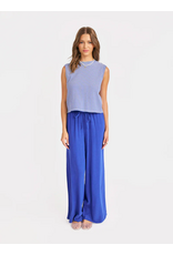 Sadie & Sage Sadie & Sage - Palma Overlap Back Top (Blue /White)