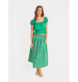 Sadie & Sage Sadie & Sage - Radiate Cap Sleeve Top (Green)