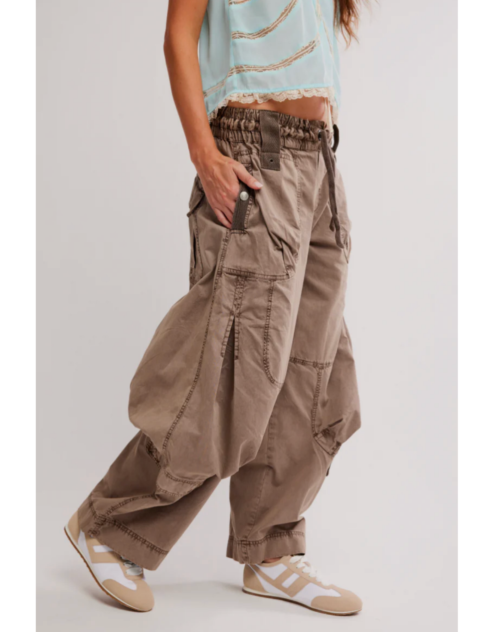 Free people Free People - Free People Onset Parachute Pant (Dusted Cocoa)