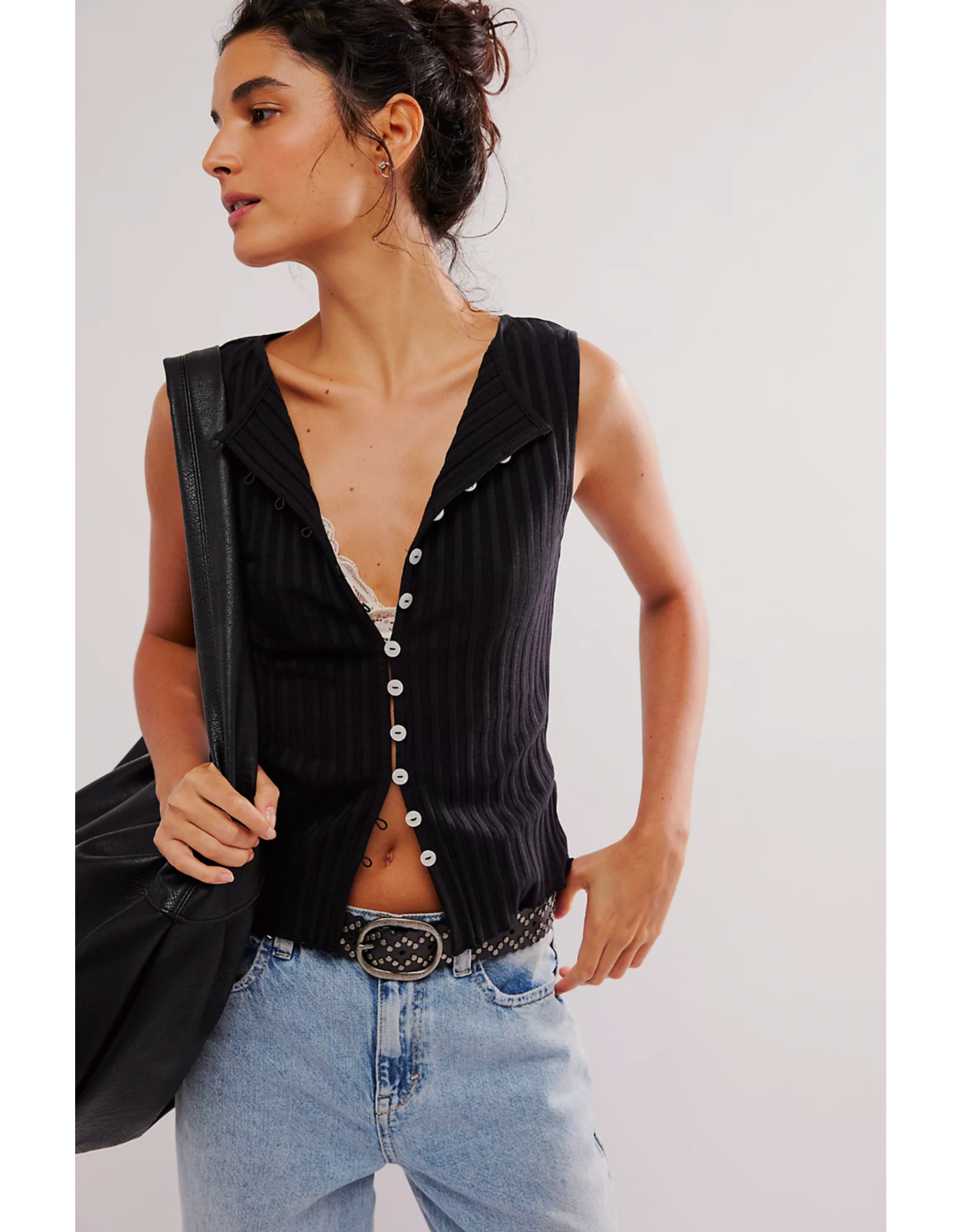 Free people Free People - Tilly Vest (Black)