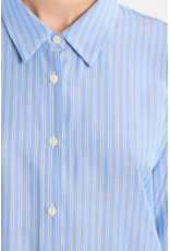 Molly Bracken Molly Bracken -  Oversized Striped Shirt (Blue)