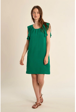 Molly Bracken Molly Bracken -  Ruffle Sleeve Dress (Green)