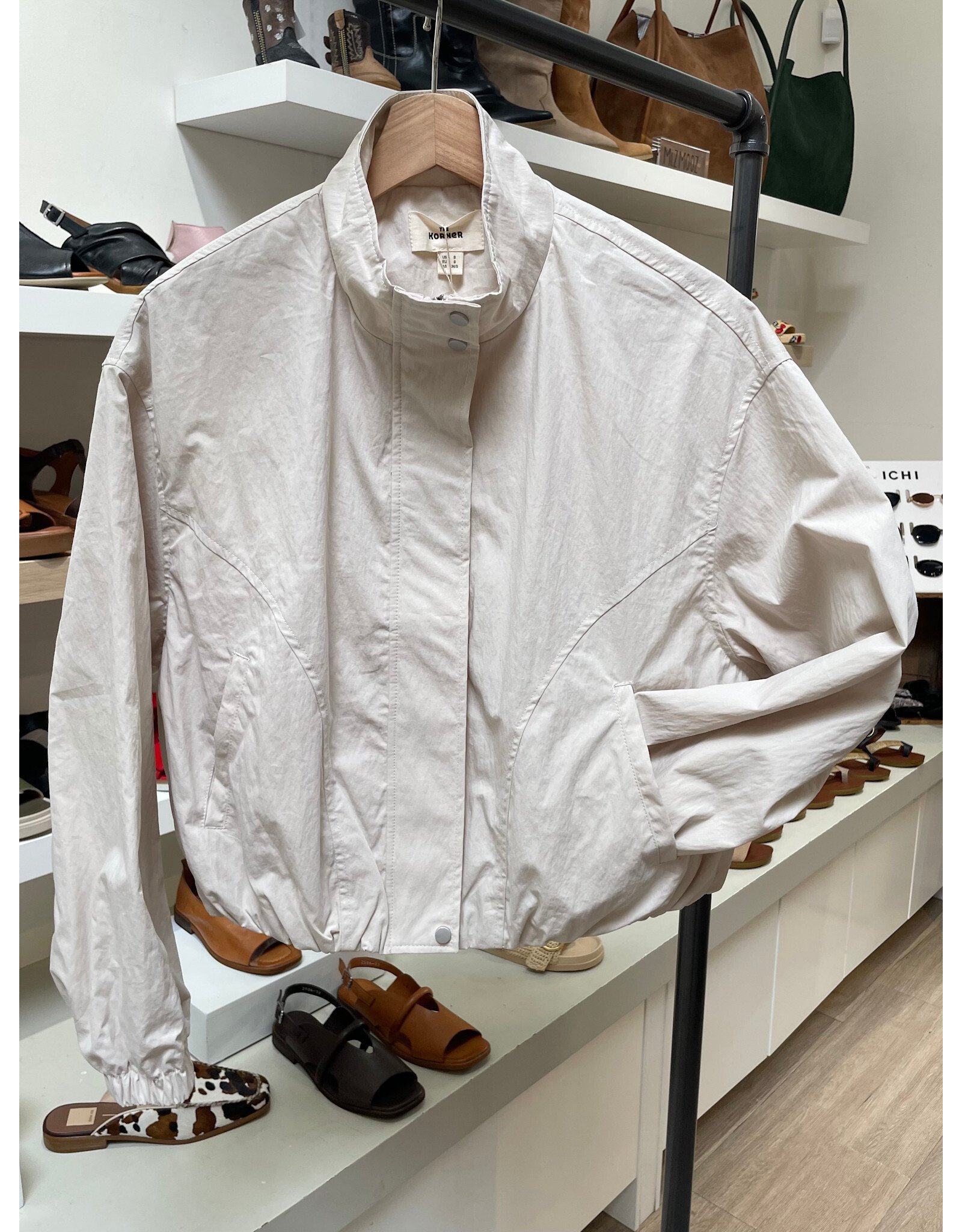 Korner Korner - Cotton Bomber Jacket (Cream)