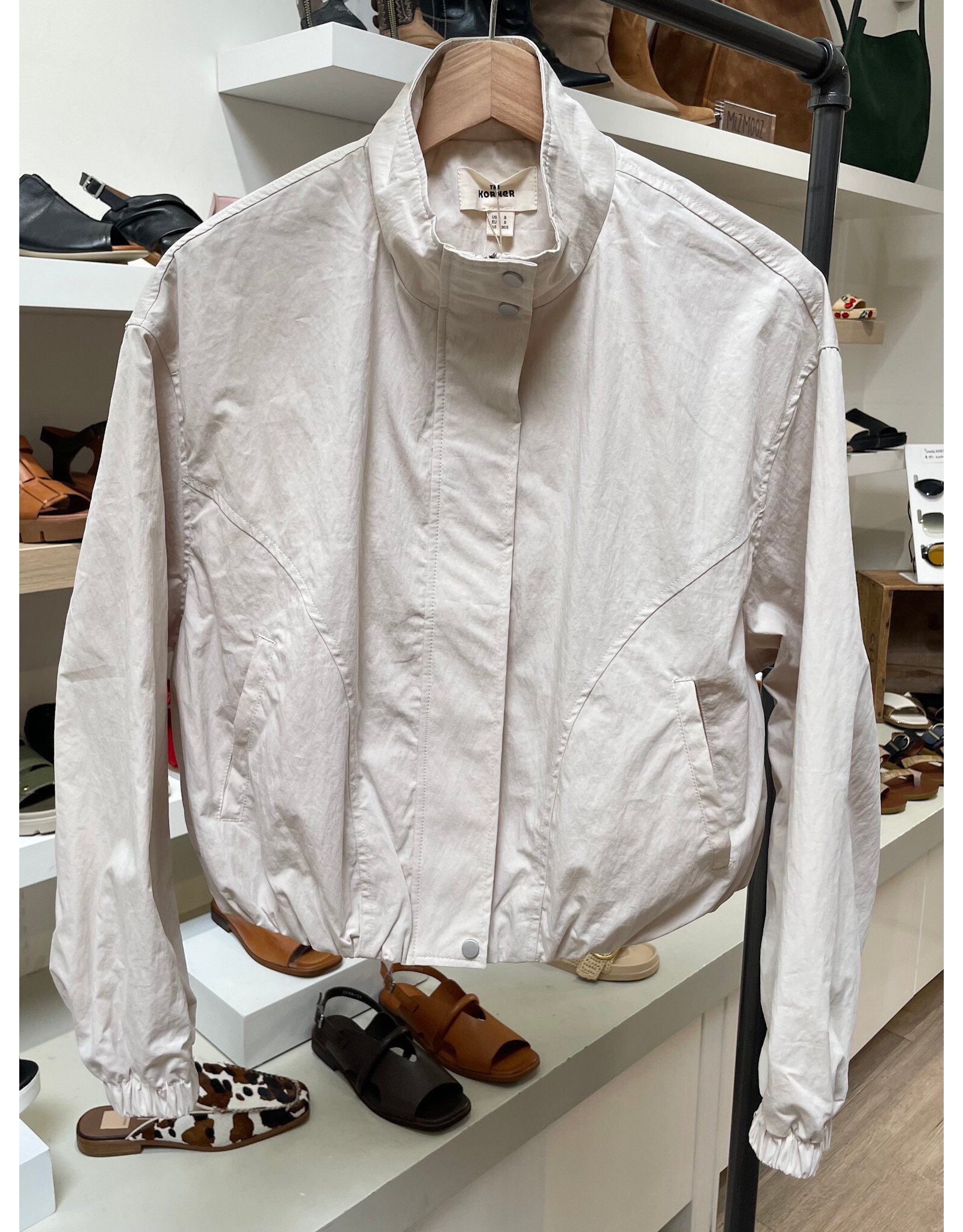 Korner Korner - Cotton Bomber Jacket (Cream)