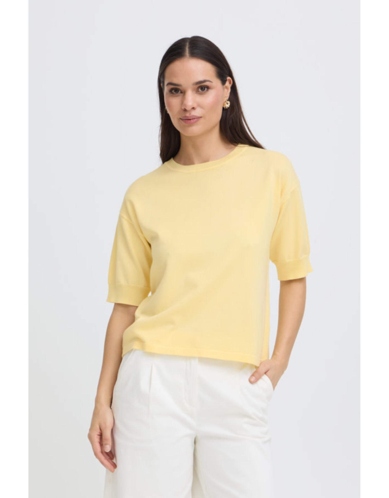 b.young b.young - Morla Short Sleeve Pullover (Flan)