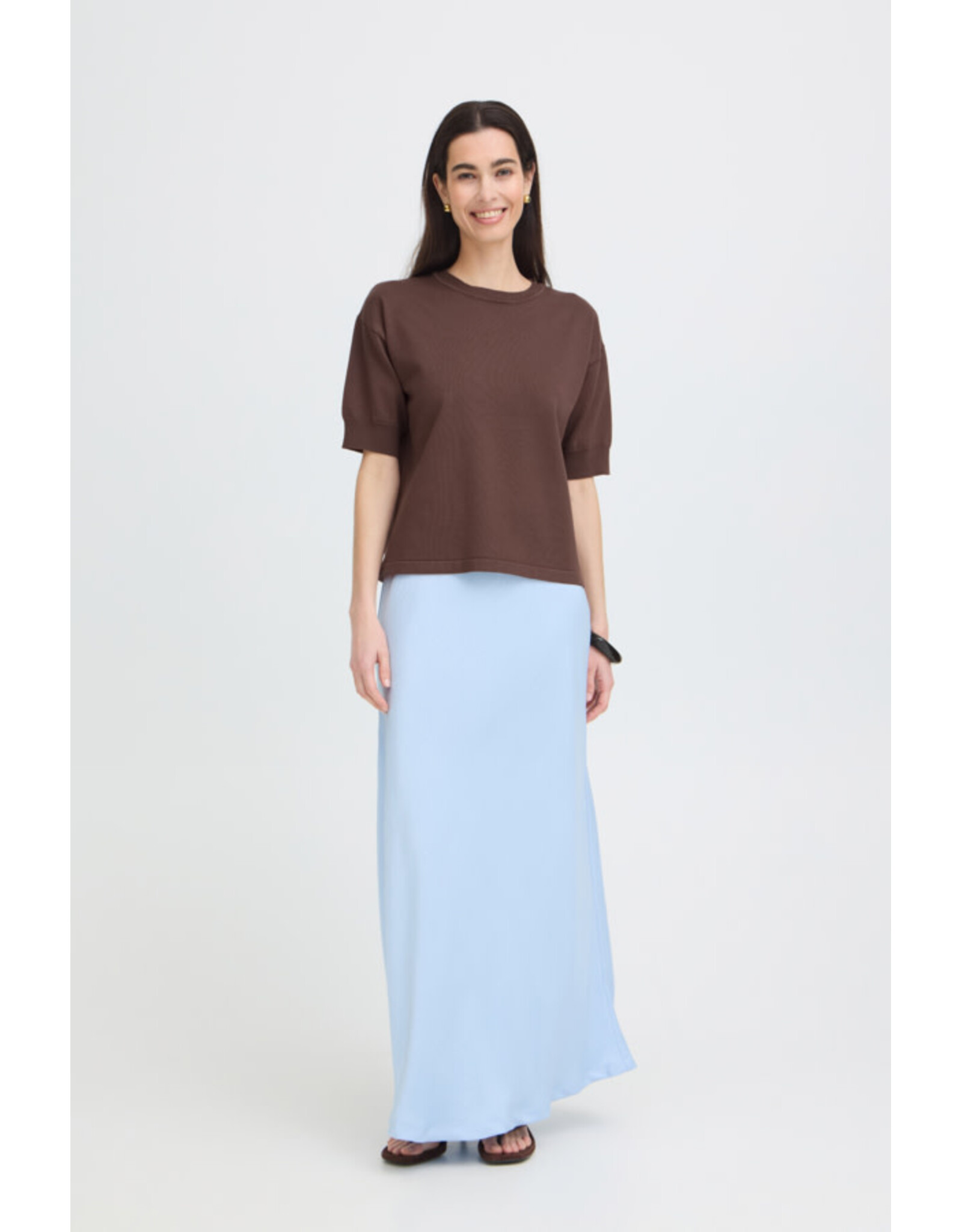 b.young b.young - Morla Short Sleeve Pullover (French Roast)