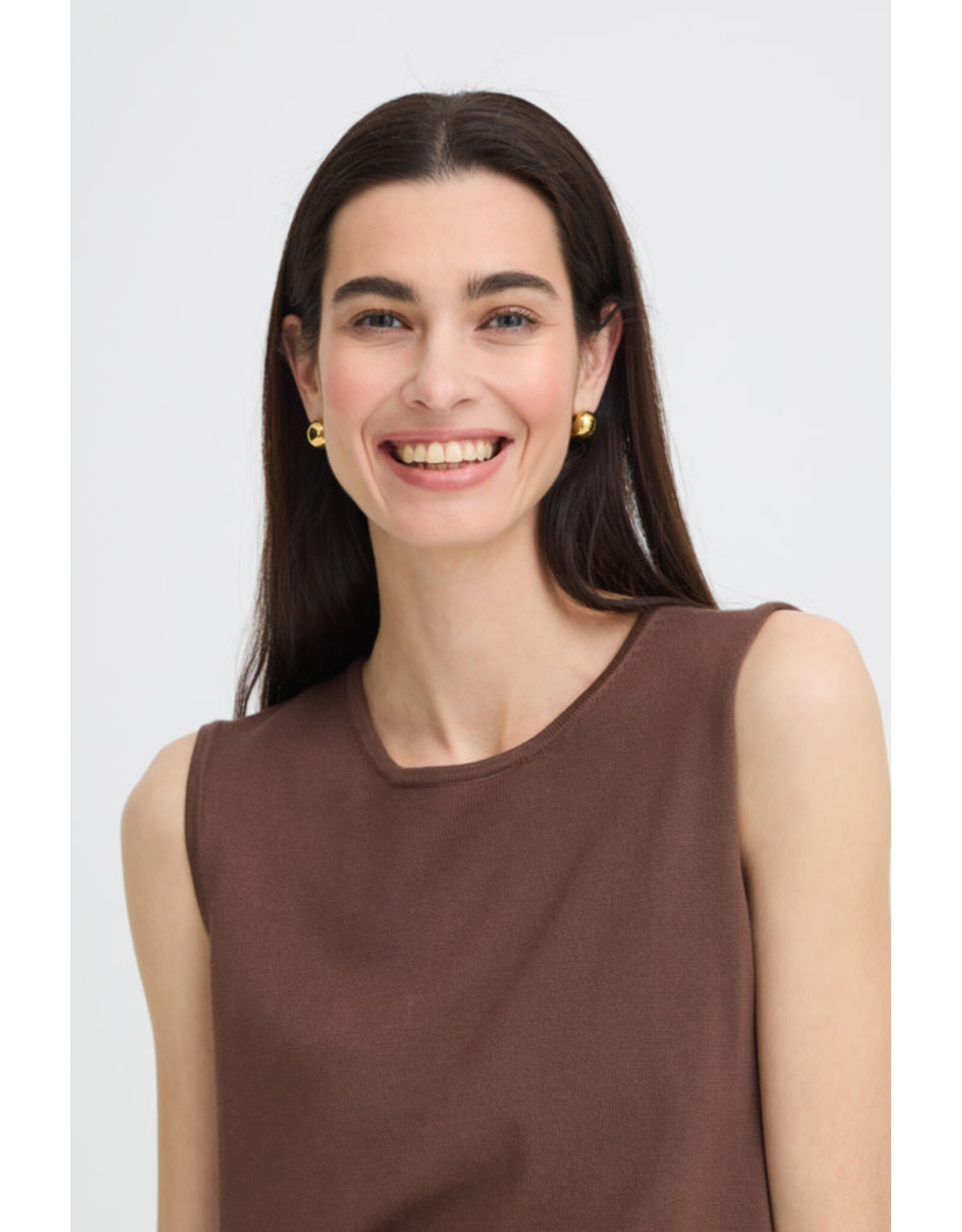 b.young b.young - Morla Sleeveless Top (French Roast)