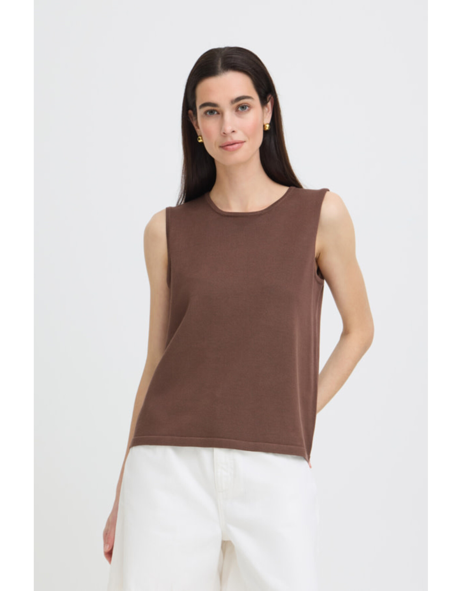 b.young b.young - Morla Sleeveless Top (French Roast)
