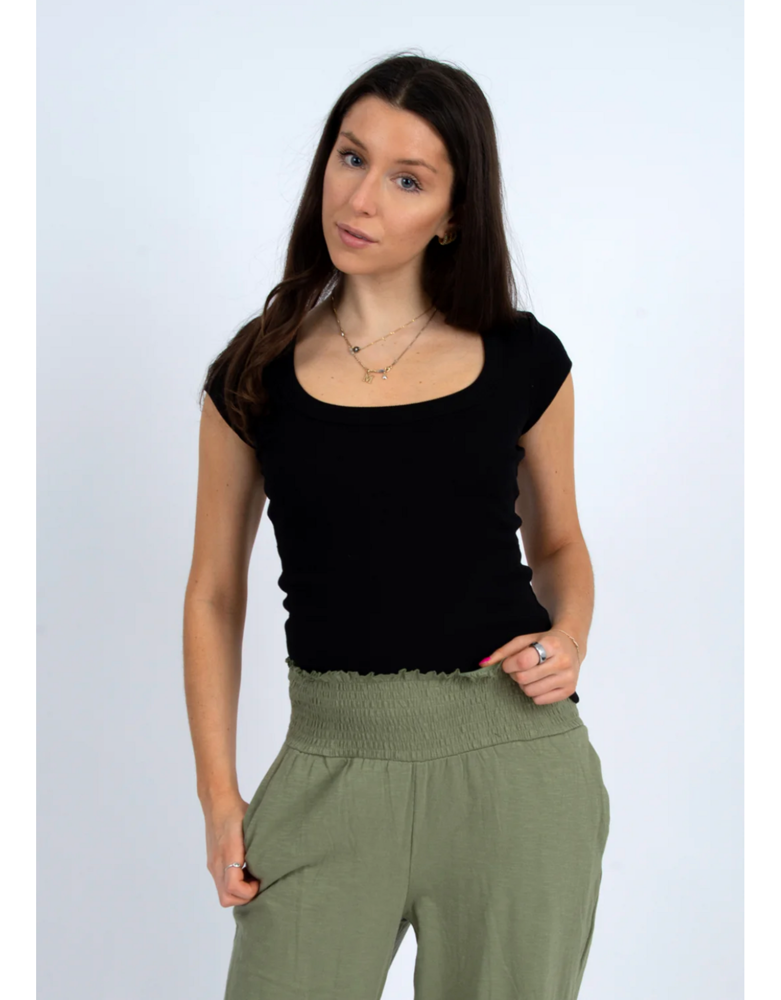 RD Style RD Style - Scootie Scoop Neck Tee (Black)