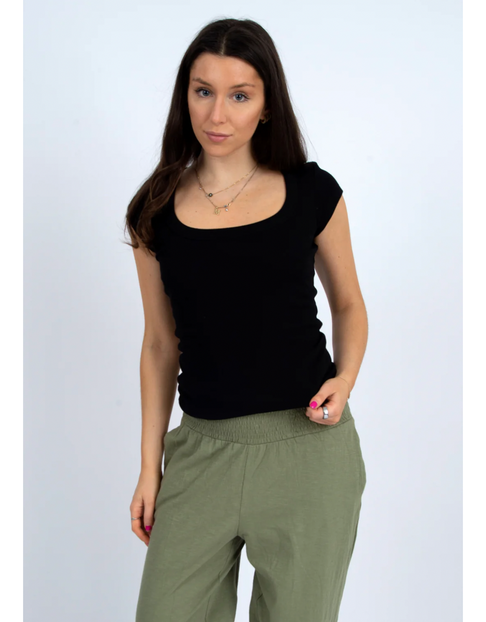 RD Style RD Style - Scootie Scoop Neck Tee (Black)