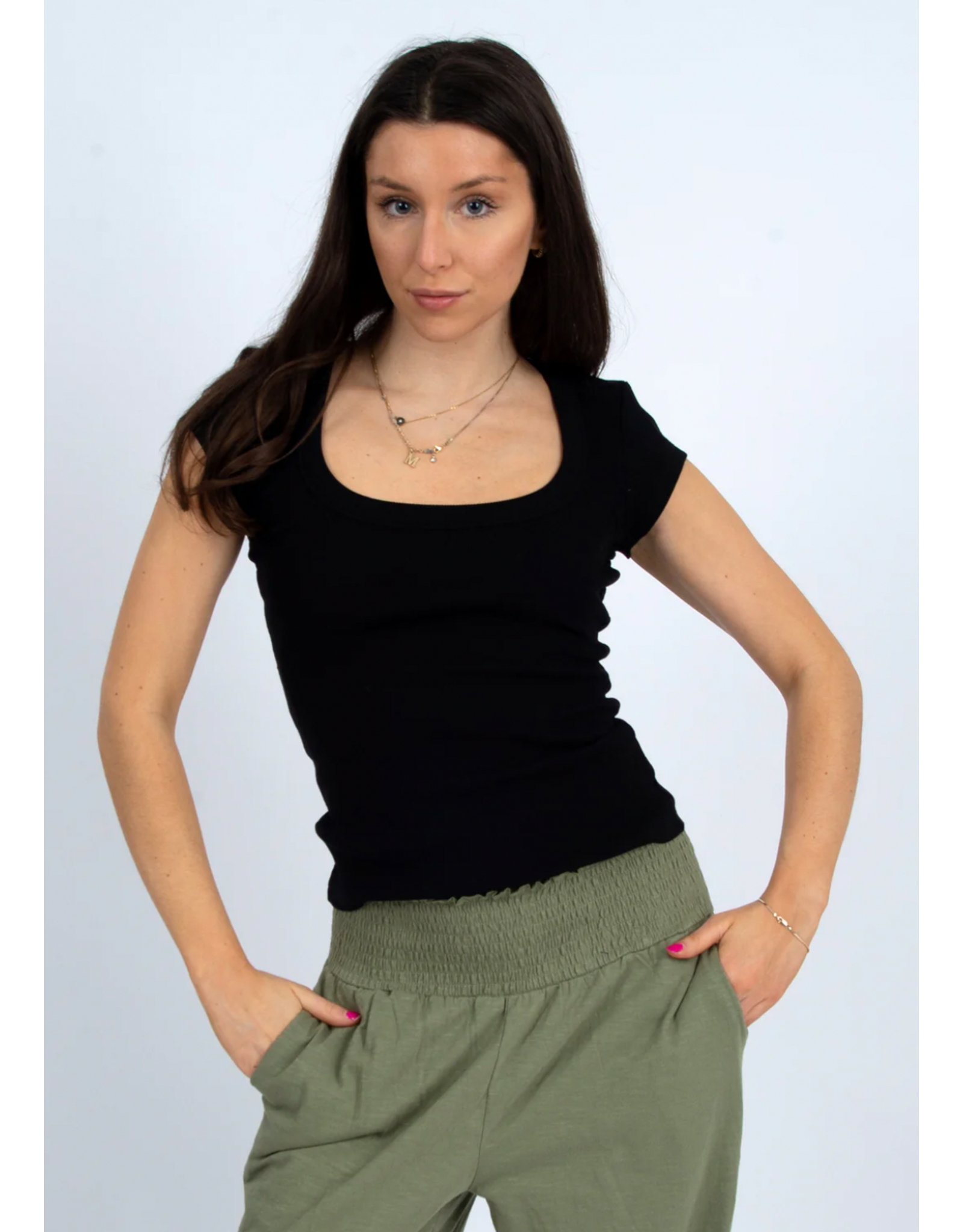 RD Style RD Style - Scootie Scoop Neck Tee (Black)