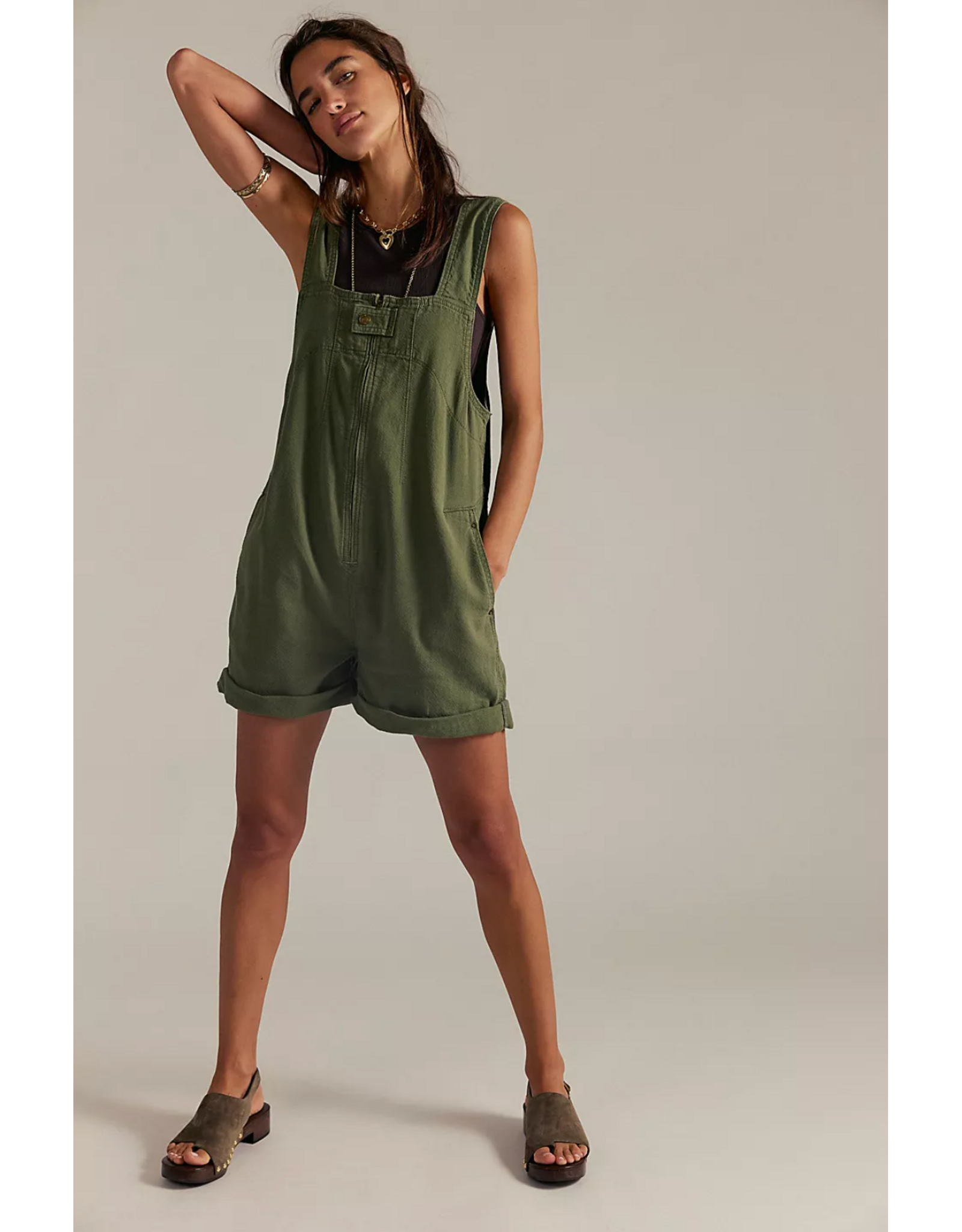 Free people Free People - Jude One Piece Shortalls (Verdant)