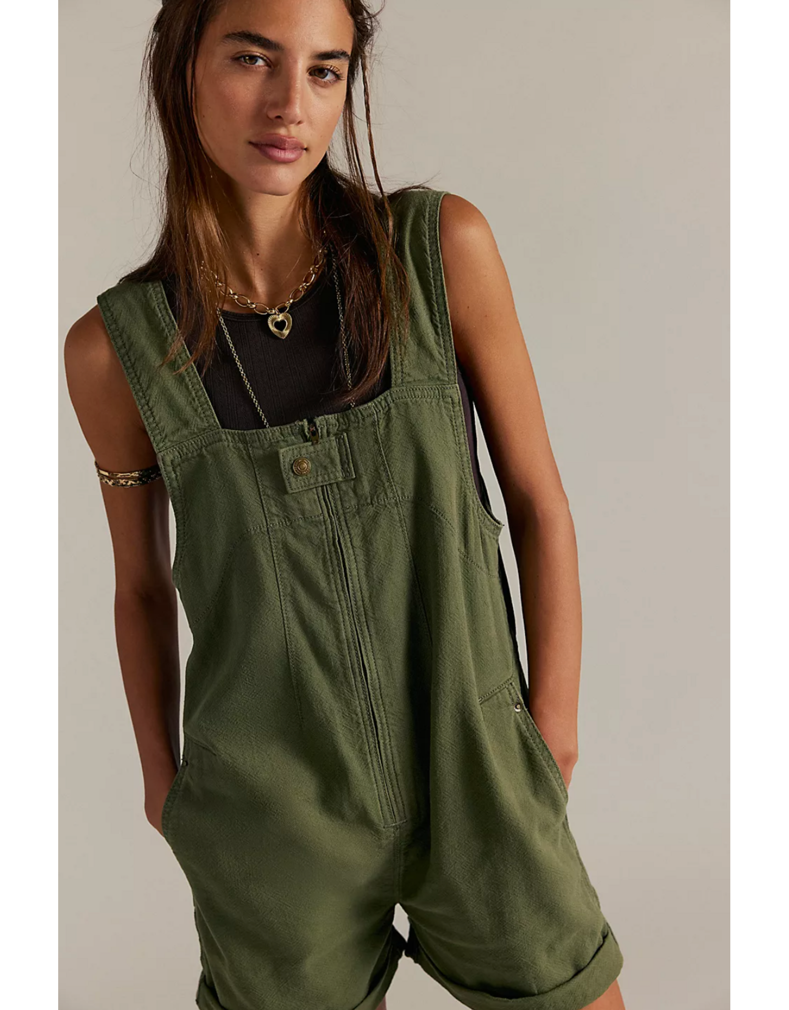 Free people Free People - Jude One Piece Shortalls (Verdant)