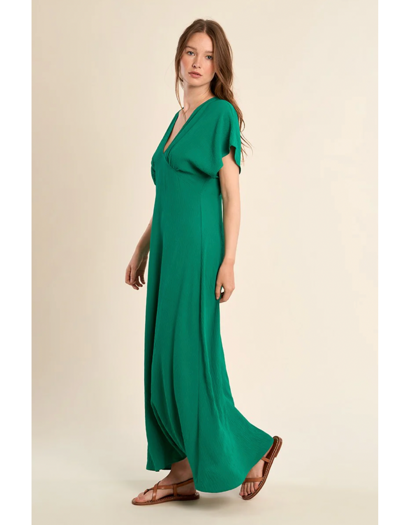 Molly Bracken Molly Bracken -  Maxi Length Dress (Green)