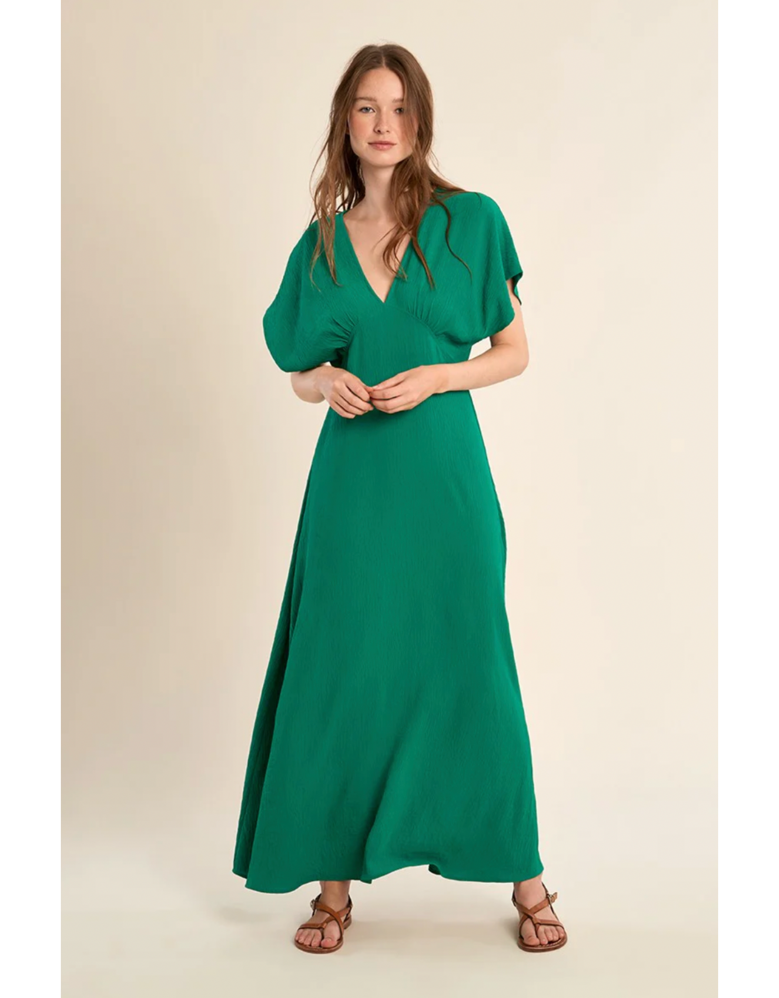 Molly Bracken Molly Bracken -  Maxi Length Dress (Green)