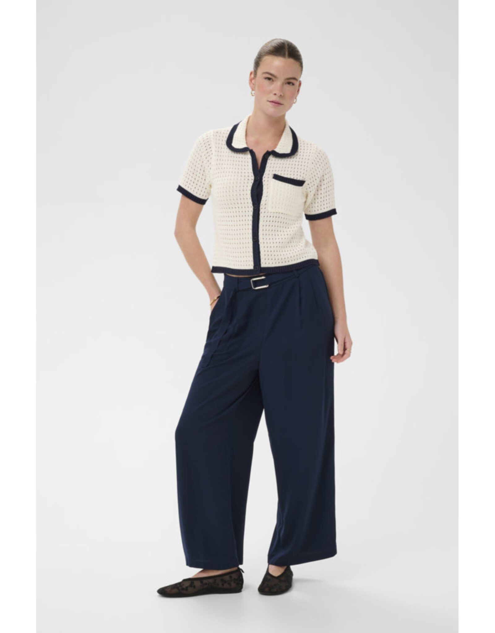 Kaffe Kaffe - Illis Cropped Pants (Midnight Blue)