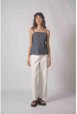 Korner Korner - Denim Peplum Tank (Navy)