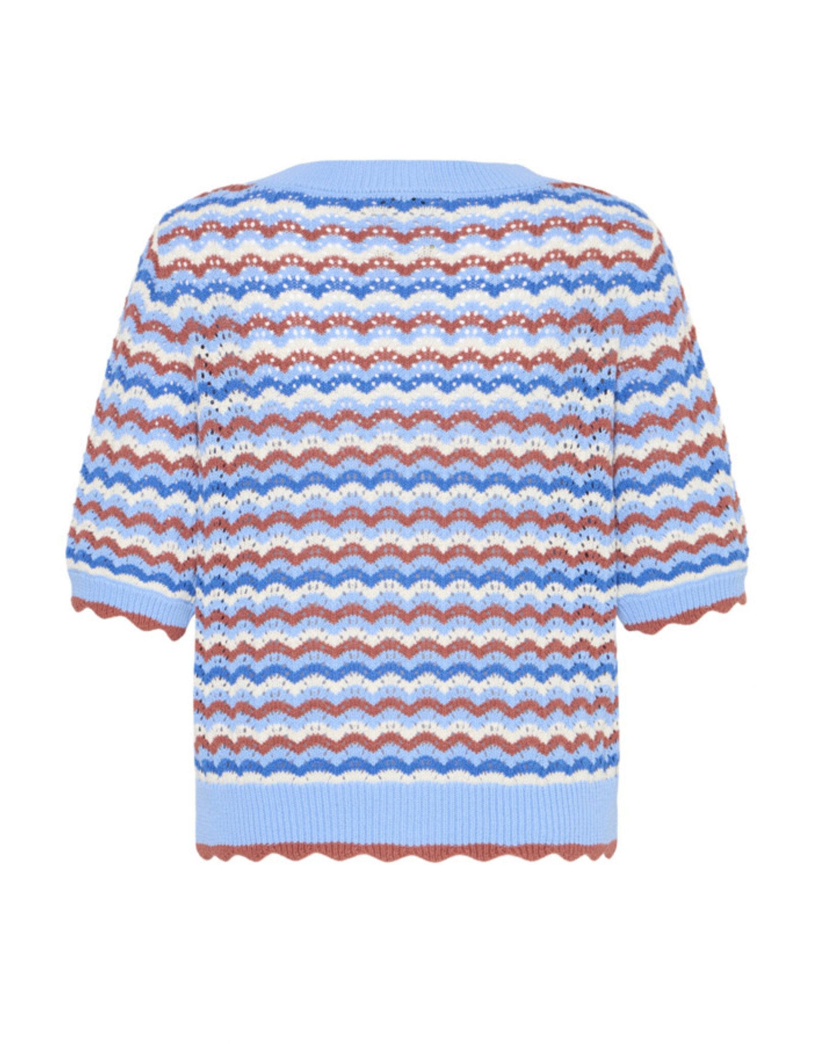 b.young b.young - Nero Pointelle Cardigan (Marsala)