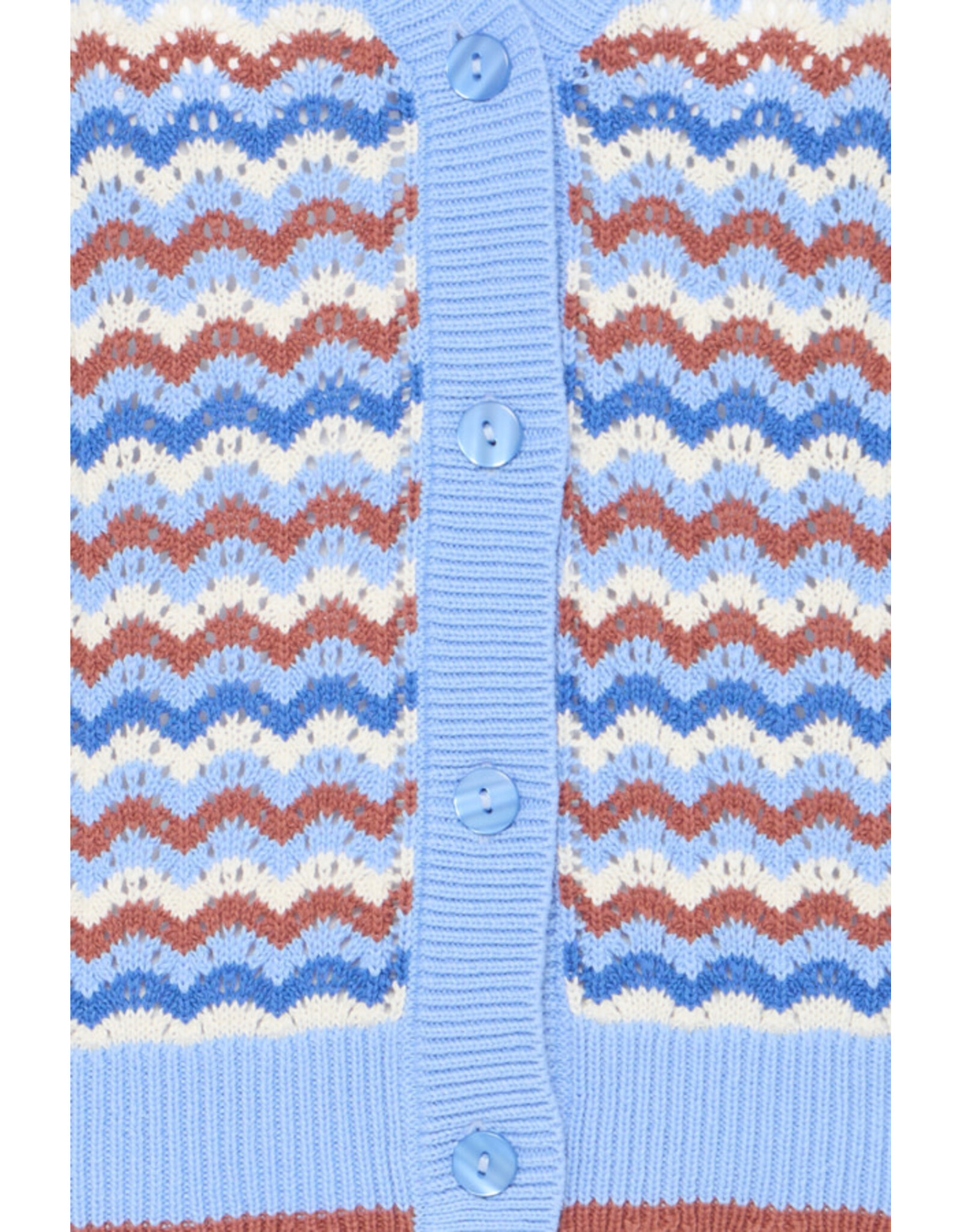 b.young b.young - Nero Pointelle Cardigan (Marsala)