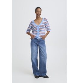 b.young b.young - Nero Pointelle Cardigan (Marsala)