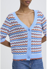 b.young b.young - Nero Pointelle Cardigan (Marsala)