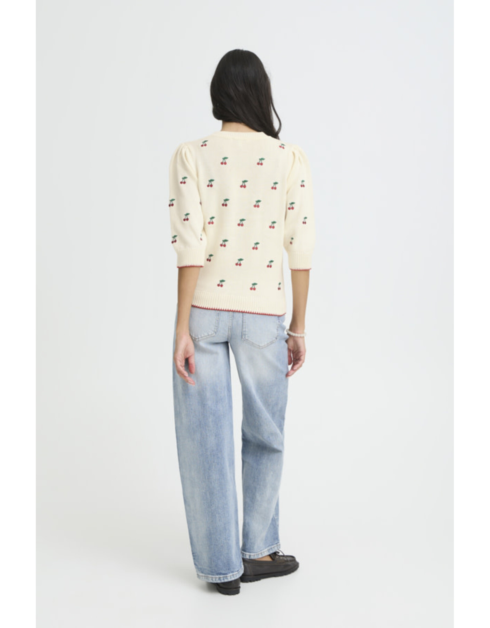 b.young b.young - Melba Jumper (Cherry print)
