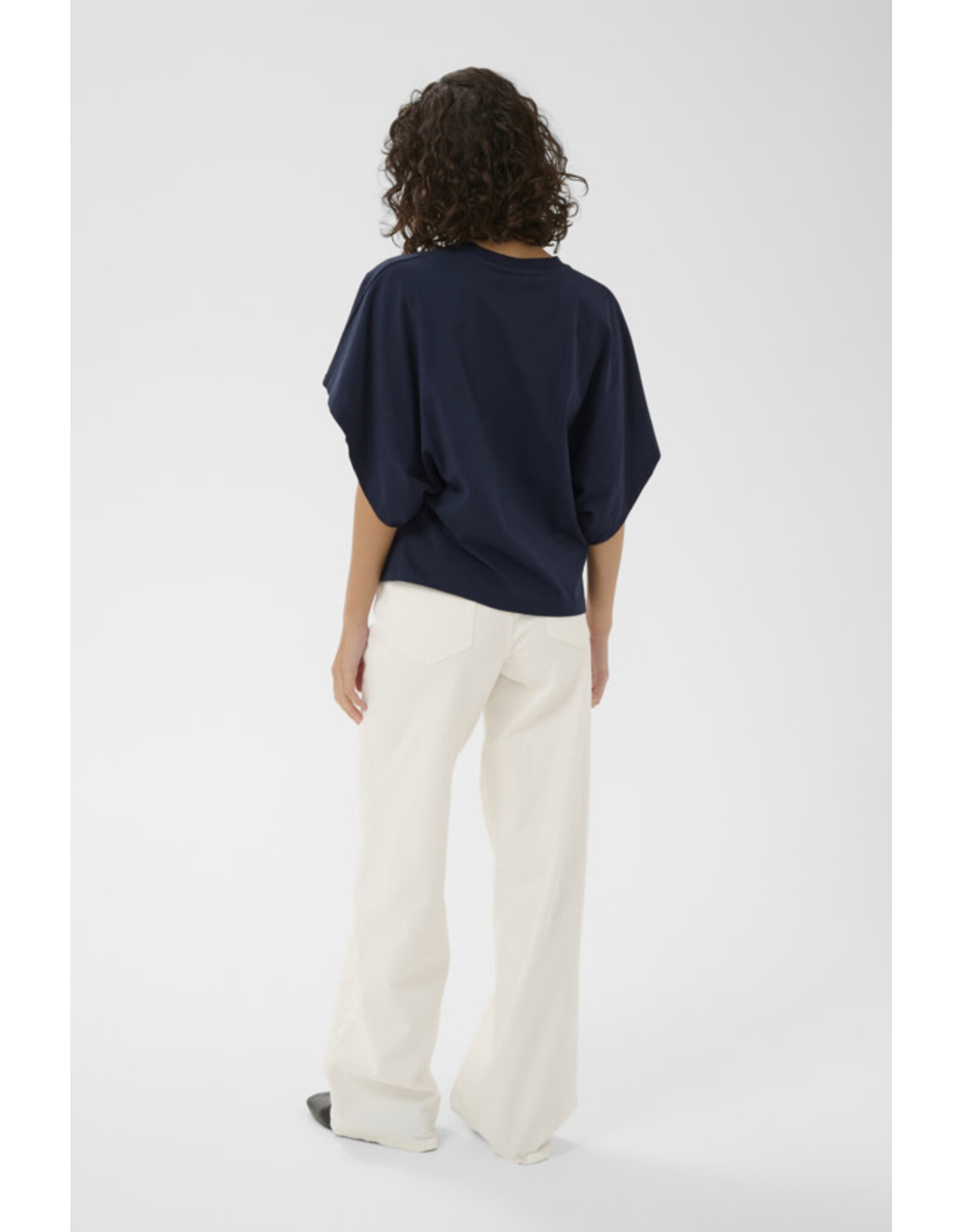 Kaffe Kaffe - Stormy T Shirt (Midnight Marine)