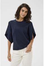 Kaffe Kaffe - Stormy T Shirt (Midnight Marine)