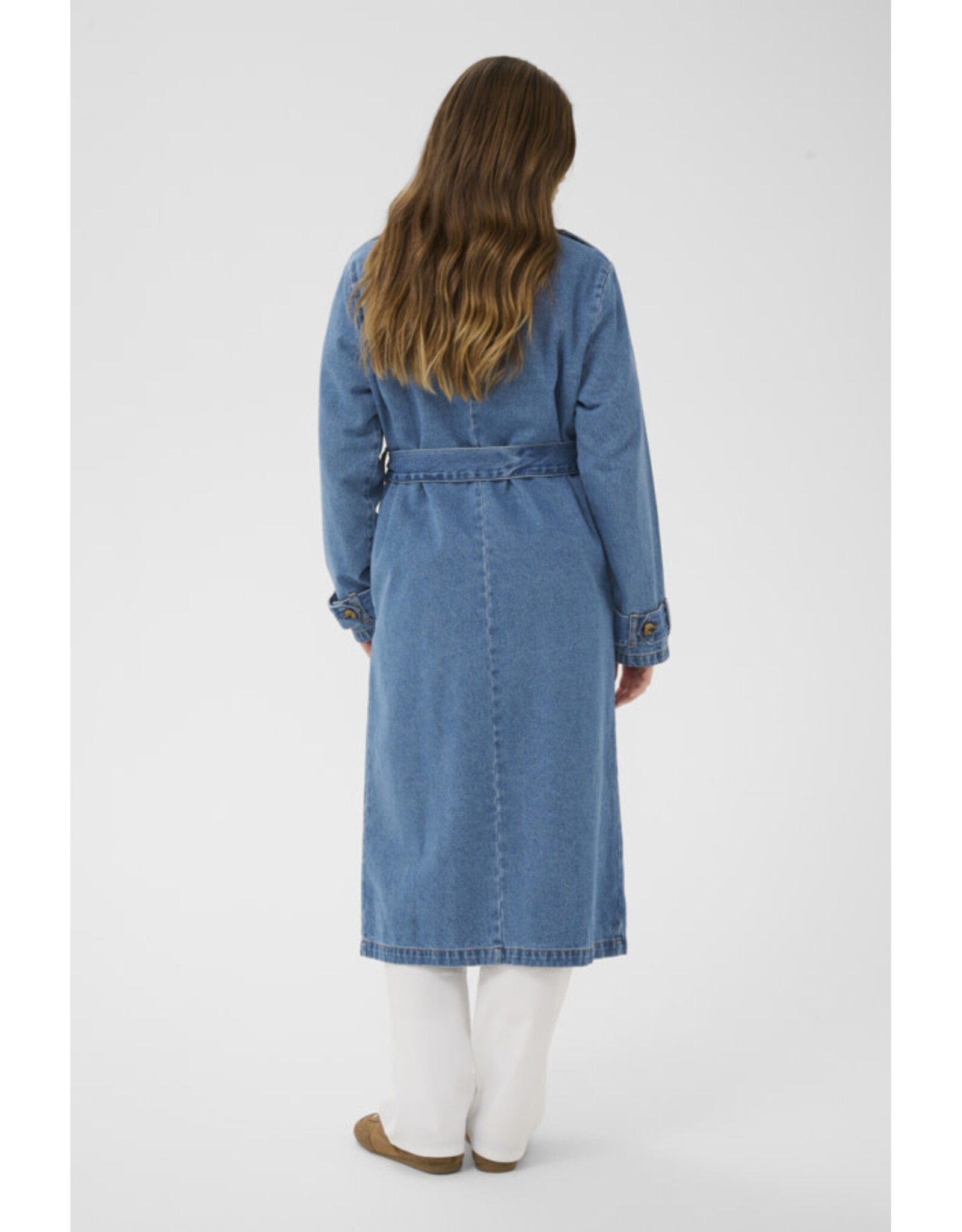 Cream Cream - Mika Denim Trench Coat