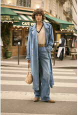 Cream Cream - Mika Denim Trench Coat