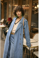 Cream Cream - Mika Denim Trench Coat