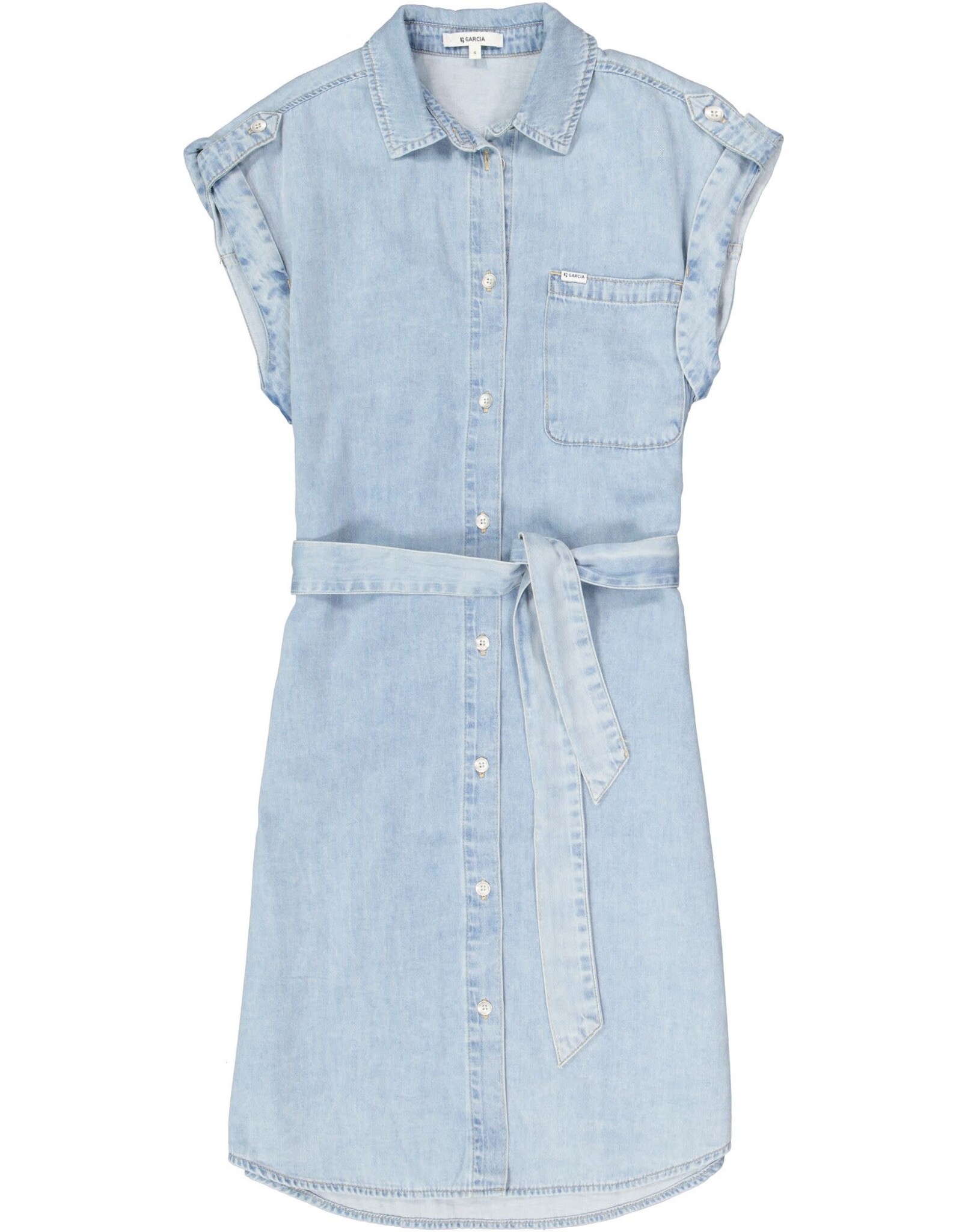 Garcia Garcia - Belted Denim Dress