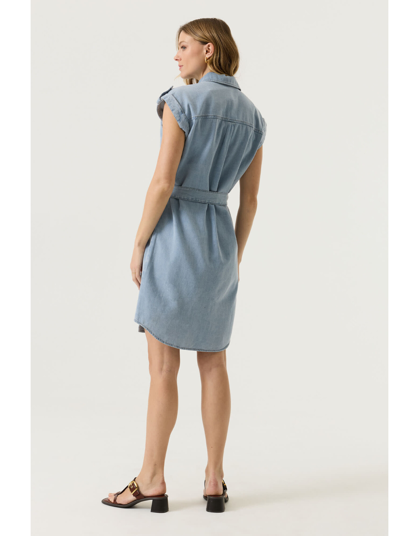Garcia Garcia - Belted Denim Dress
