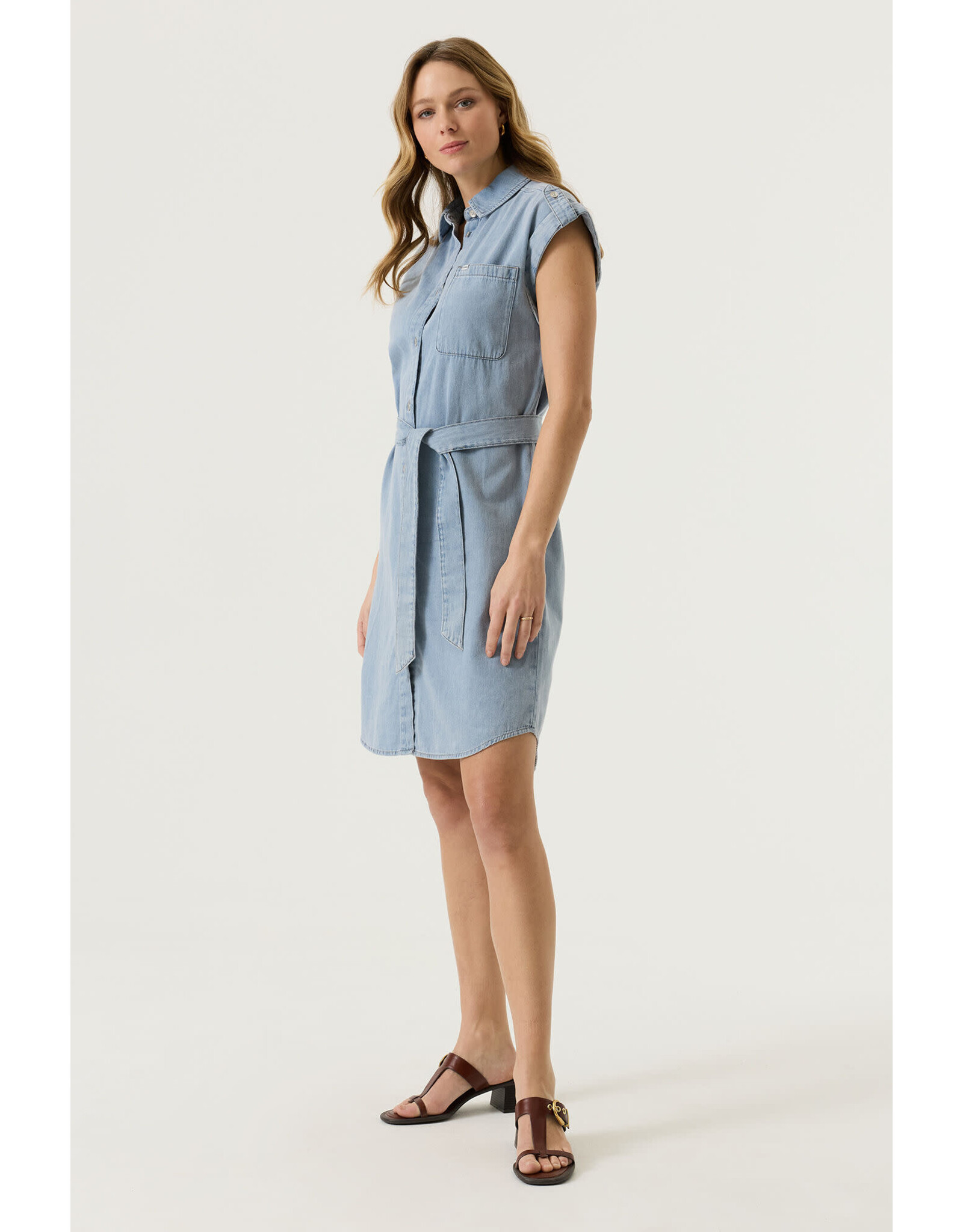 Garcia Garcia - Belted Denim Dress
