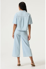 Garcia Garcia - Short Sleeve Boxy Denim Shirt Jacket