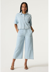 Garcia Garcia - Short Sleeve Boxy Denim Shirt Jacket