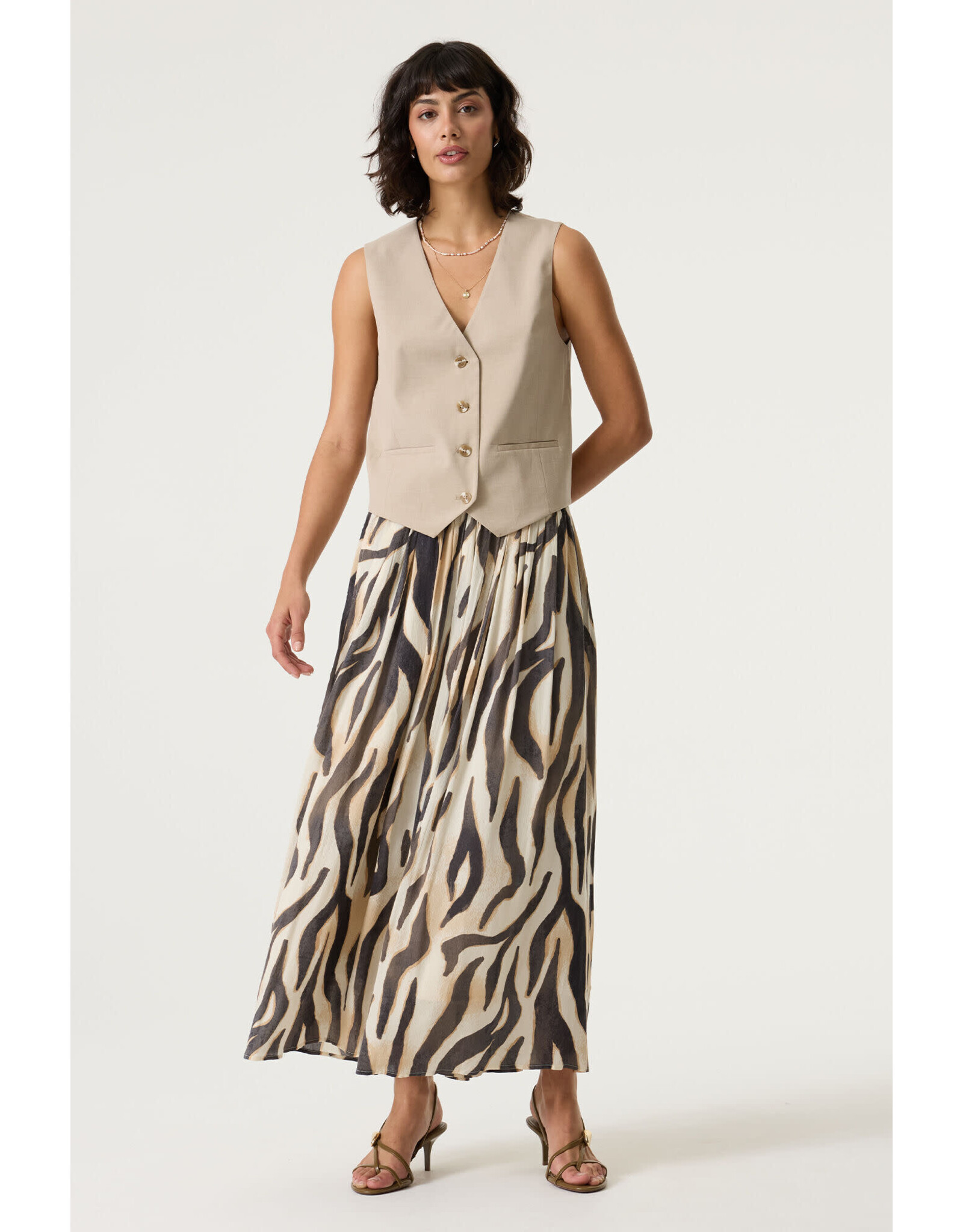 Garcia Garcia - Patterned Gauzy Skirt
