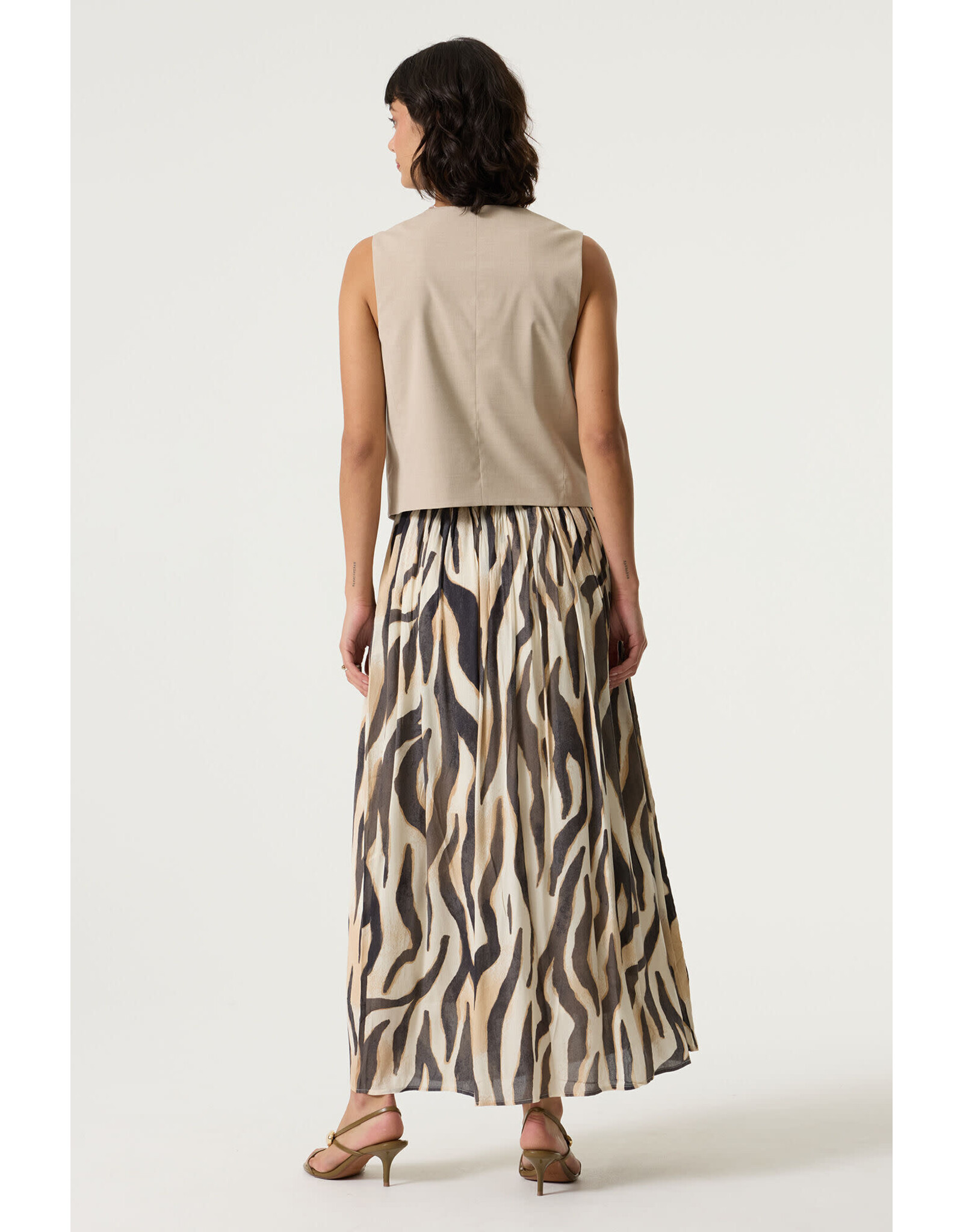 Garcia Garcia - Patterned Gauzy Skirt