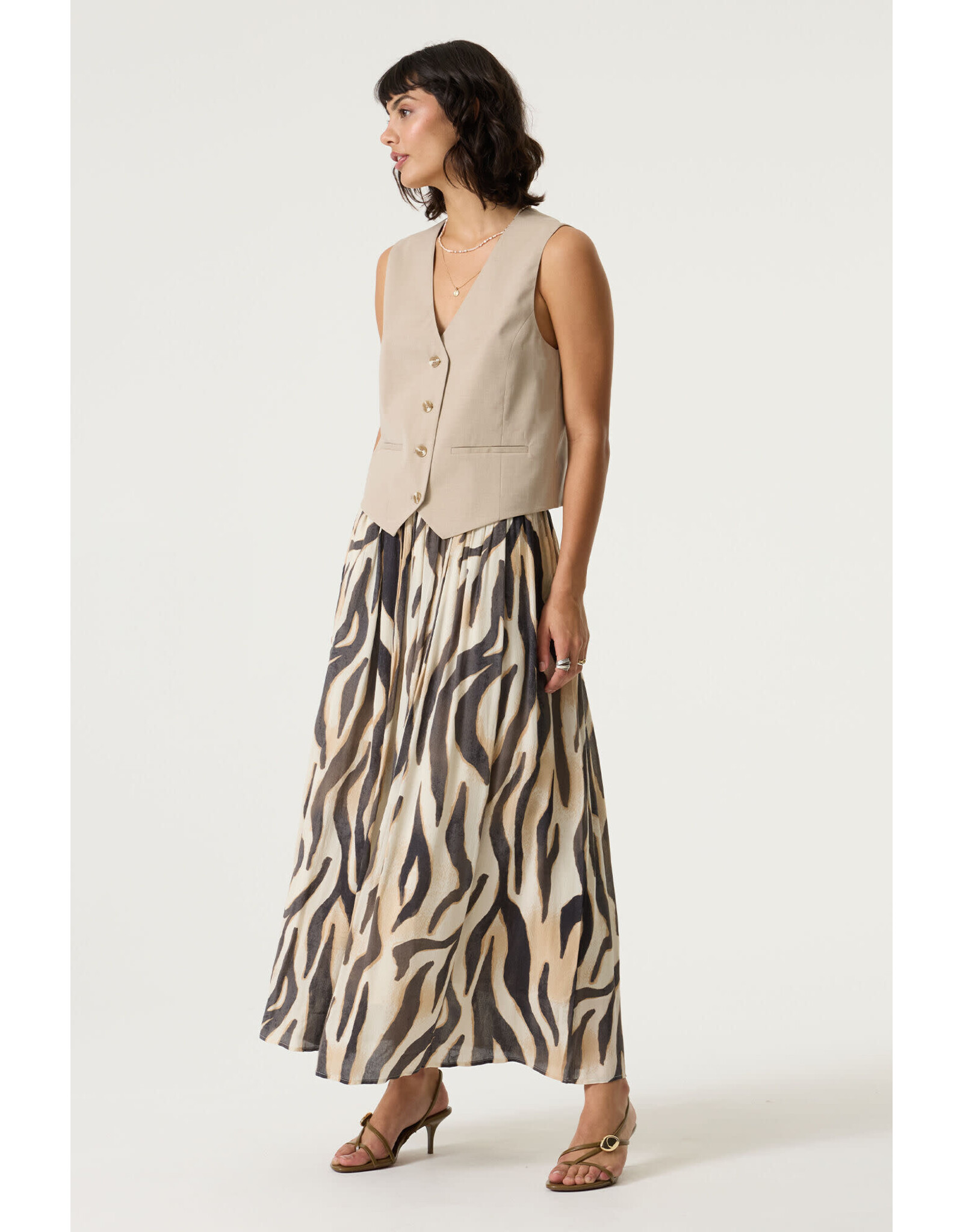 Garcia Garcia - Patterned Gauzy Skirt