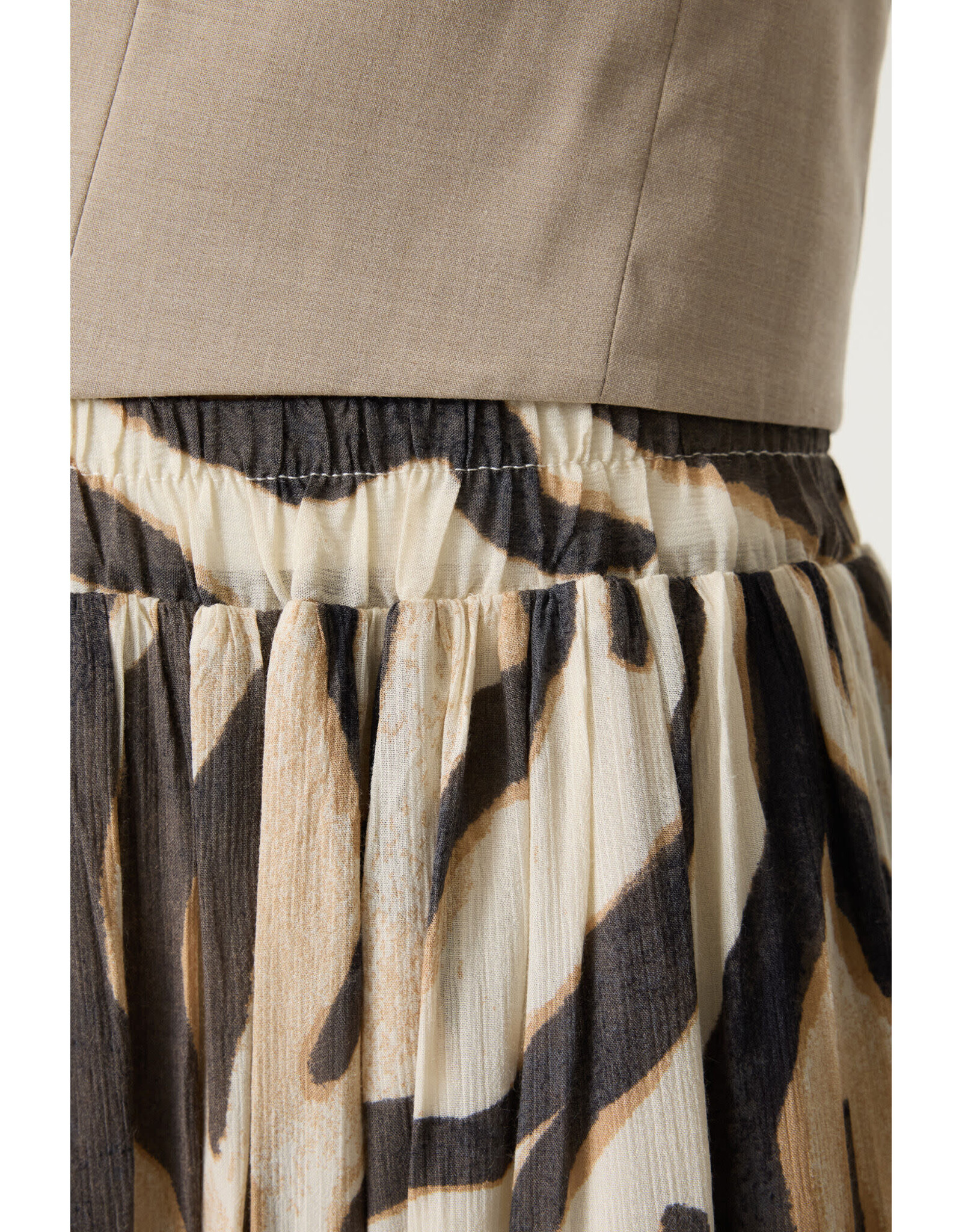 Garcia Garcia - Patterned Gauzy Skirt