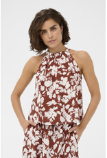 Kaffe Kaffe - Evie Top (Henna / Chalk Flower)