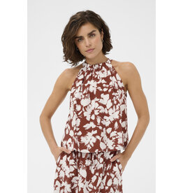 Kaffe Kaffe - Evie Top (Henna / Chalk Flower)