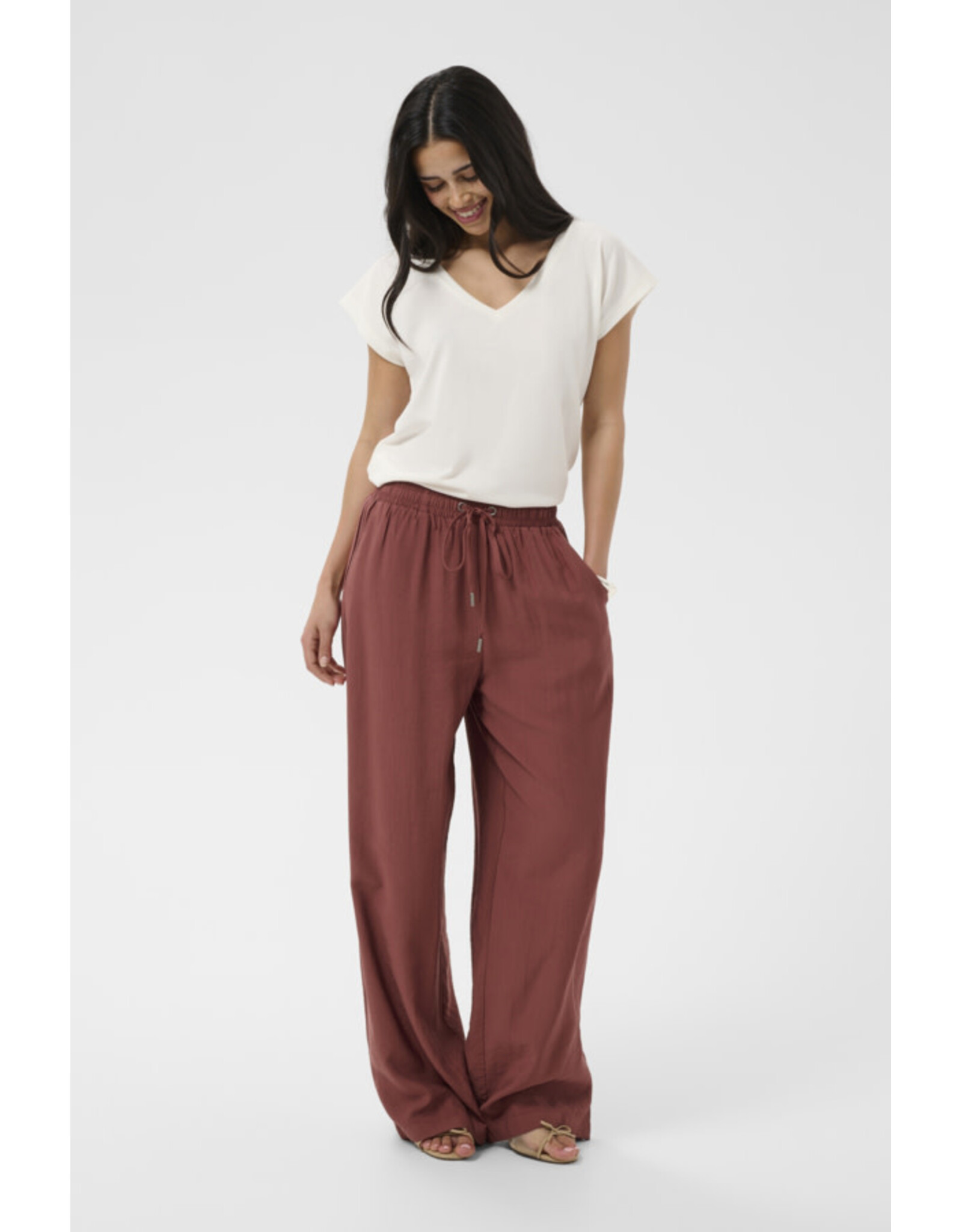 Kaffe Kaffe - Emily Wide Pants (Henna)
