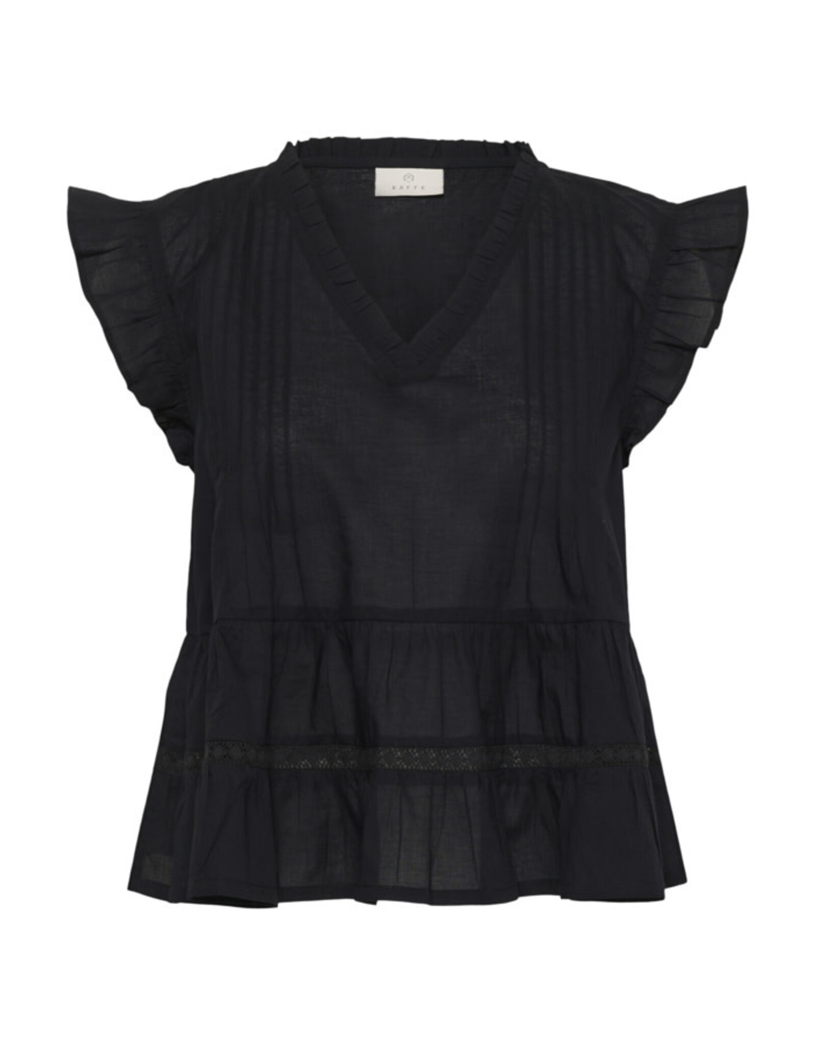Kaffe Kaffe - Valerie Top (Black Deep)