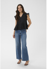 Kaffe Kaffe - Valerie Top (Black Deep)